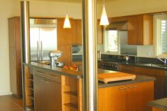 Stained Kitchen Cabinets